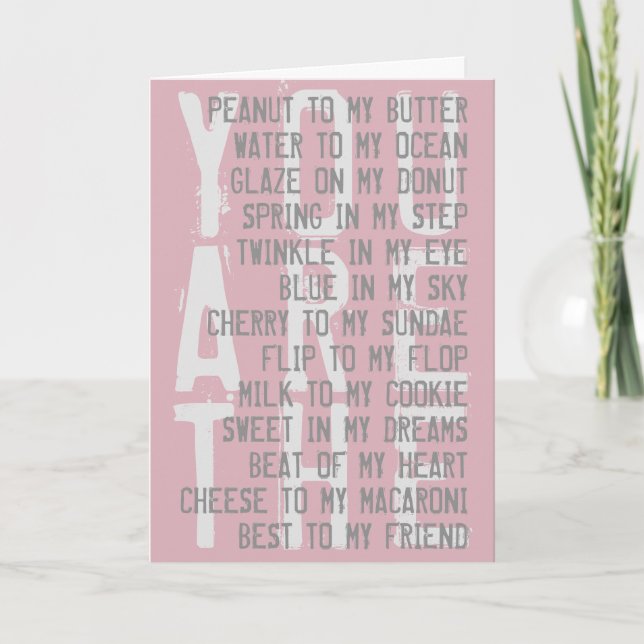 You are the love of my life holiday card (Front)