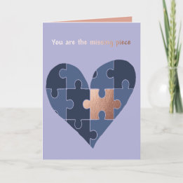 You are the missing piece holiday card