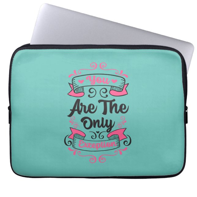 You Are the Only Exception, Paramore Lyrics Quote Laptop Sleeve (Front)