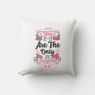 You Are the Only Exception, Paramore Lyrics Quote Throw Pillow