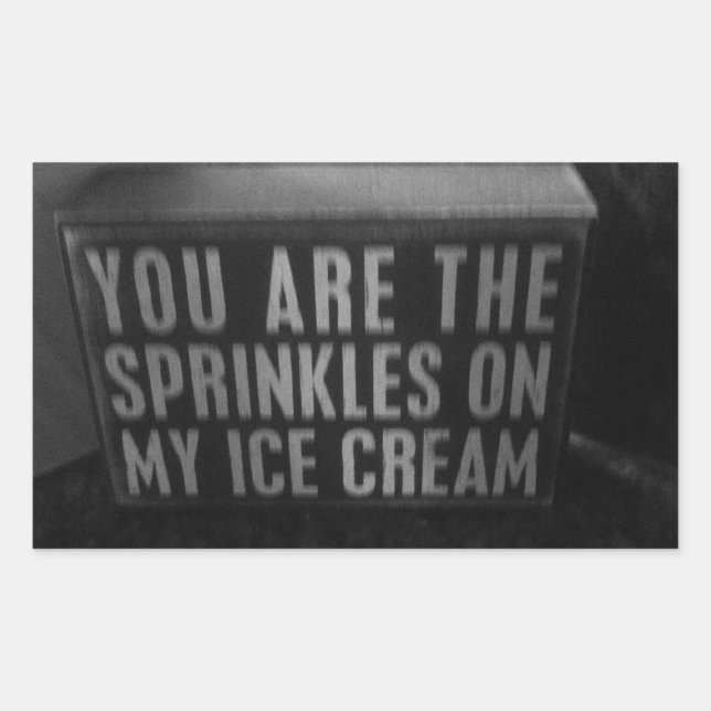 You Are The Sprinkles To My Ice Cream Sticker (Front)