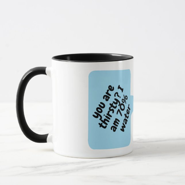 you are thirsty? mug (Left)