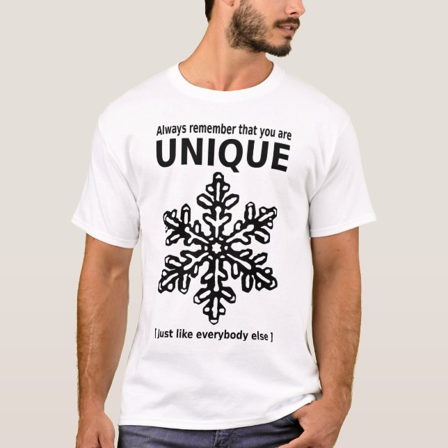 You are unique T-Shirt (Front)