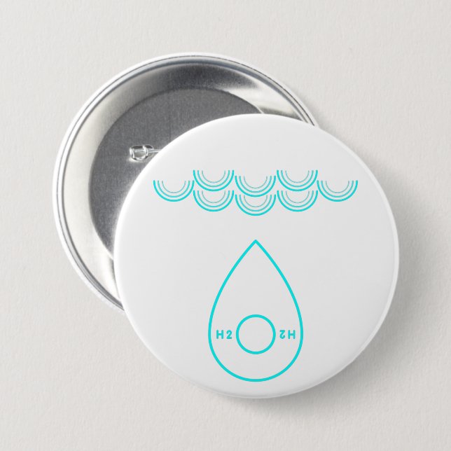 You Are Water 3 Inch Round Button (Front & Back)