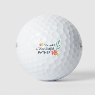 You Are Wonderful Father's Day   Golf Balls