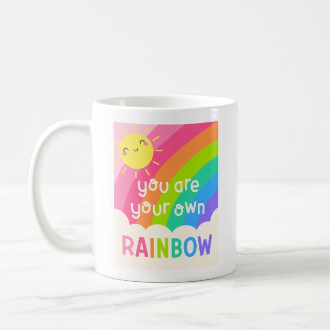 You Are Your Own Rainbow Coffee Mug (Left)