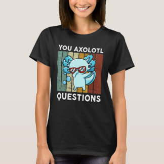 You Axolotl Questions Youth Kids Dabbing Axolotl T-Shirt