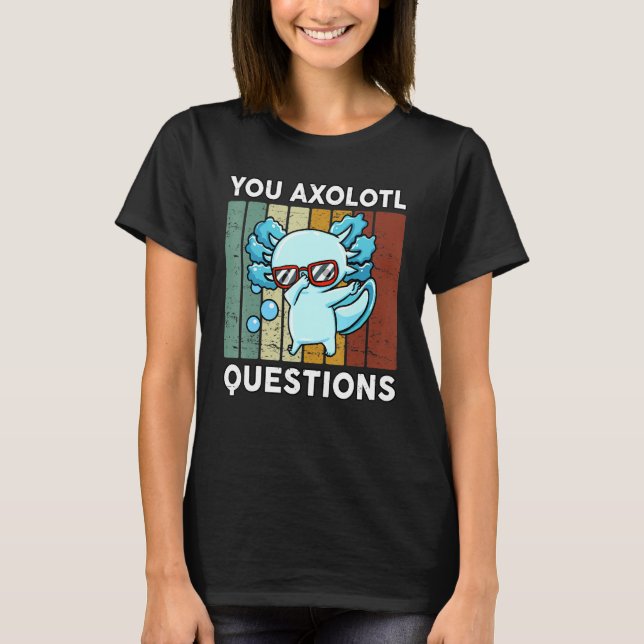 You Axolotl Questions  Youth Kids  Dabbing Axolotl T-Shirt (Front)