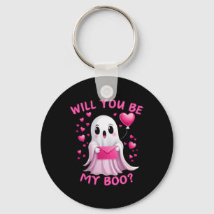 You Be My Boo Cute Ghost Halloween Spooky Season Keychain