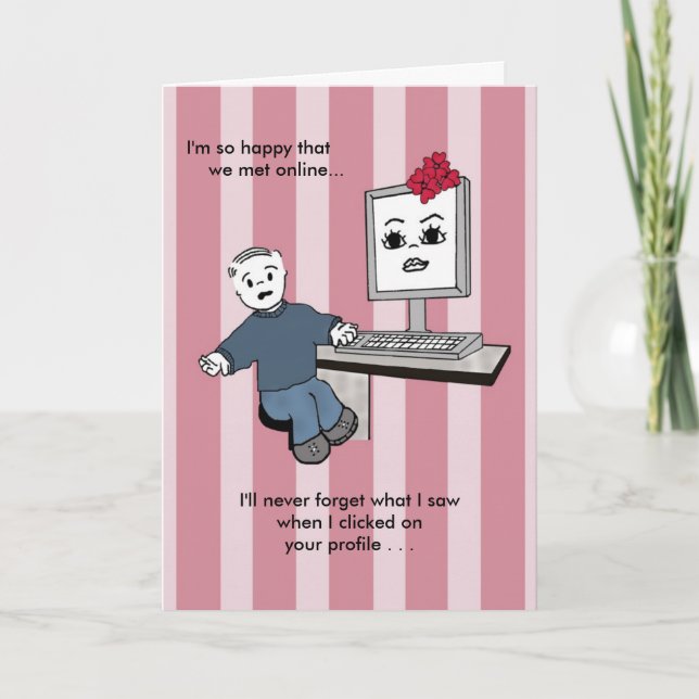 You Brighten Up My Screen! - Valentine Holiday Card (Front)