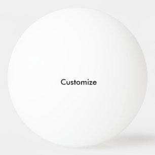 You can add anything you want ping pong ball