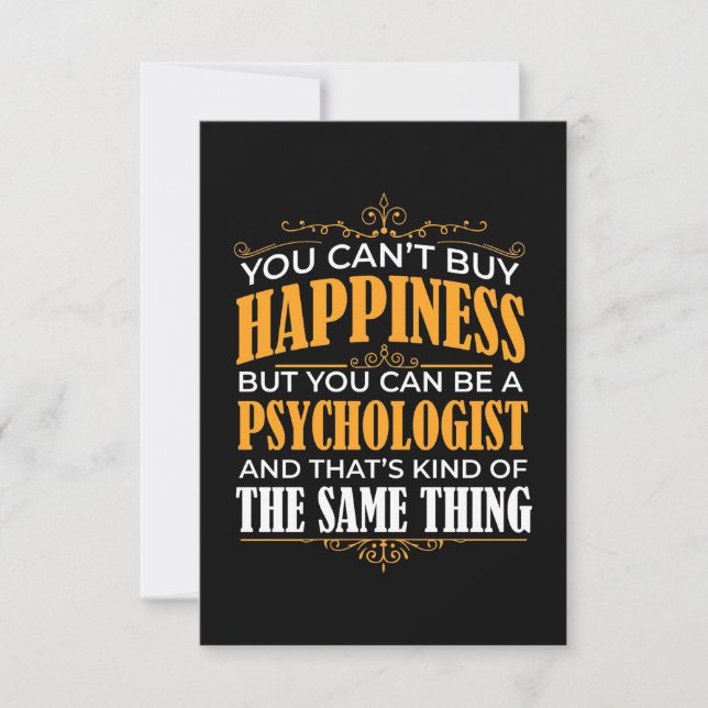 You Can Be A Psychologist RSVP Card (Front)