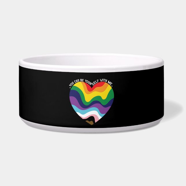 You Can Be Yourself With Me LGBT Transgender Gay  (Front)