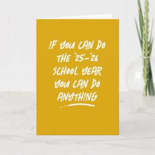 You can do anything class year gold graduation card