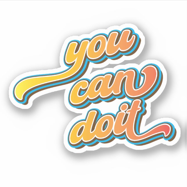 You can do it (Front)