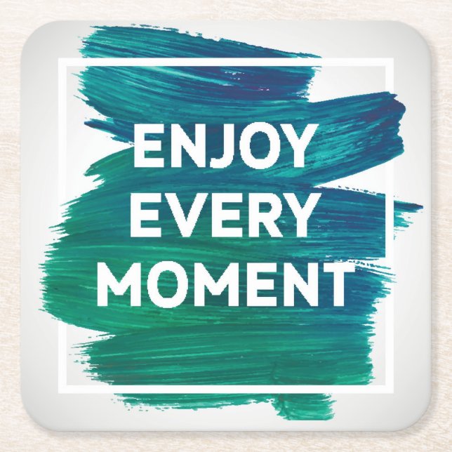 You Can Do It 2 Square Paper Coaster (Front)