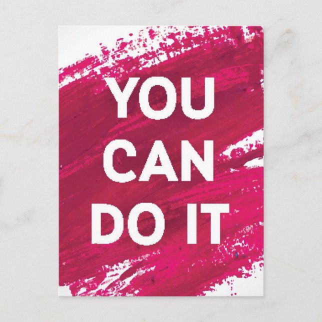 You Can Do It 3 Postcard (Front)