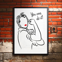 You Can Do It Stylish and Modern Rosie The Riveter