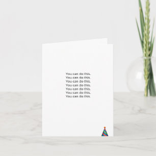 You Can Do This Birthday Party Invitation