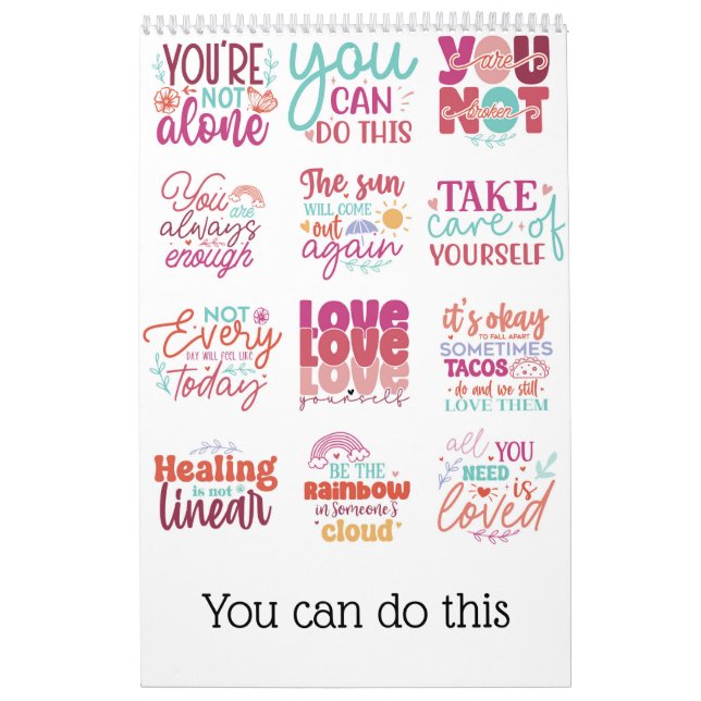 You can do this calendar (Cover)