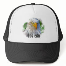you can eagle men's trucker hat