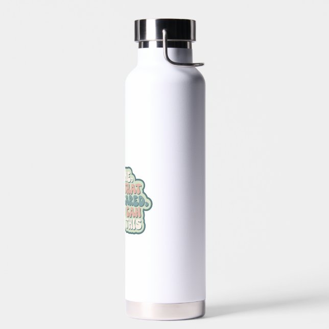 you can handle it motivatinal design water bottle (Left)