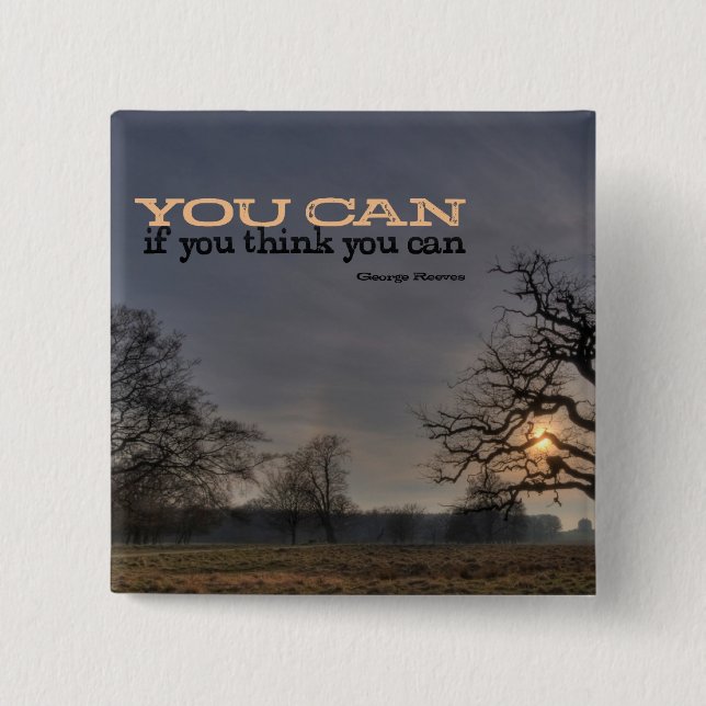 You Can Motivational Button (Front)
