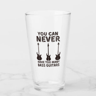 You can never have too many bass guitars glass