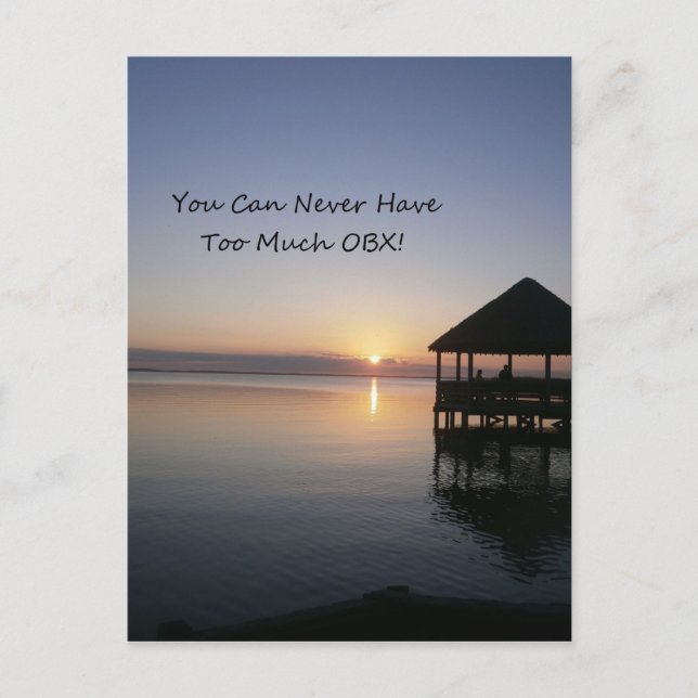 You can Never Have Too Much Outer Banks Postcard (Front)