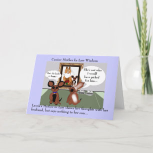 You can pick your fleas - birthday card for DIL