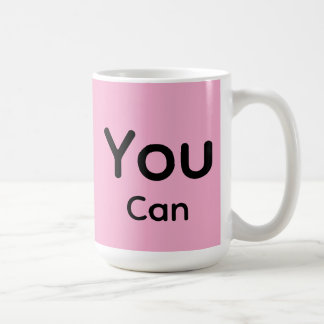 You can! pink mug