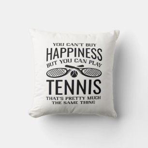 You Can Play Tennis Throw Pillow