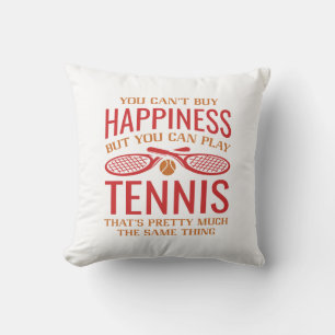 You Can Play Tennis Throw Pillow