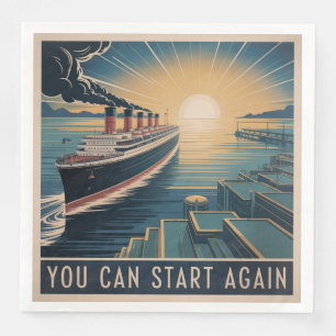 You Can Start Again Napkin