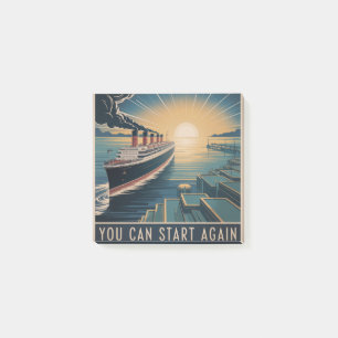 You Can Start Again Post-it Notes