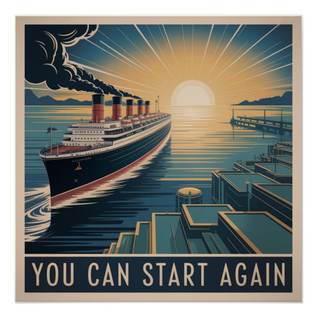 You Can Start Again Poster (Front)