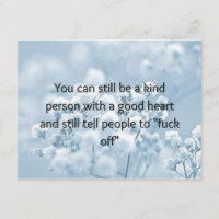 You can Still Be Kind Motivational Mini Art Print