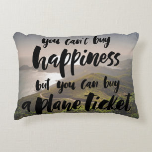 You Can’t Buy Happiness But... Accent Pillow