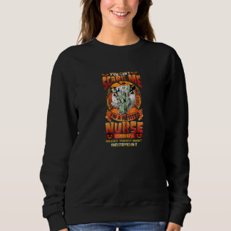You Can T Scare Me I M A Retired Nurse Halloween C Sweatshirt