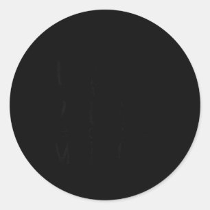 You Can’t Tell Me, Not My Manager Tee Funny Quote  Classic Round Sticker