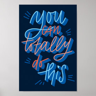 You can totally do this hand lettered Design Poster