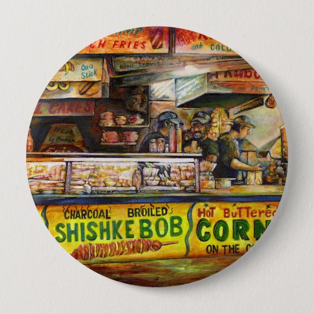 You Cannot Compete with That 4 Inch Round Button (Front)