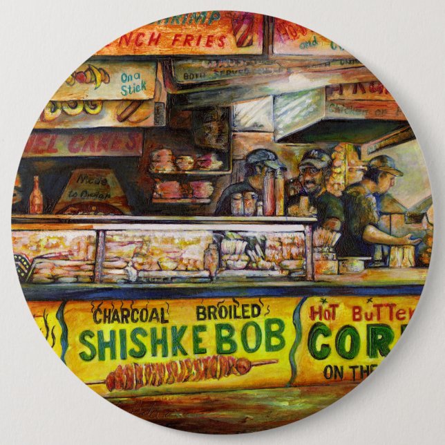 You Cannot Compete with That 6 Inch Round Button (Front)