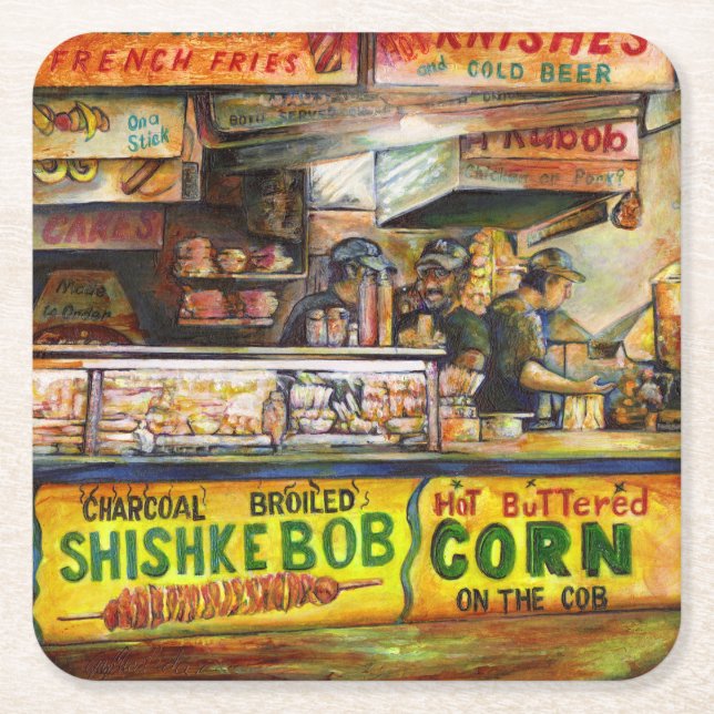 You Cannot Compete with That Square Paper Coaster (Front)