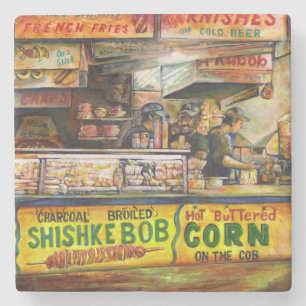 You Cannot Compete with That Stone Coaster