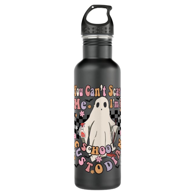 you cannot scar me im aschool custodian 710 ml water bottle (Front)