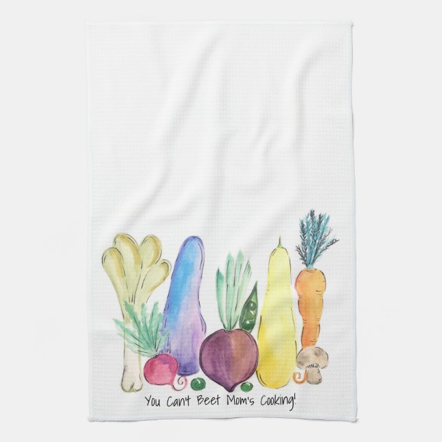 You Can't Beet Mom's Cooking Dish Towel (Vertical)