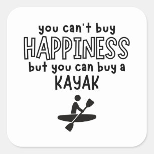Funny Kayaking Stickers | Zazzle