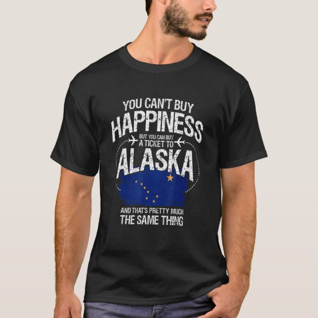 You Can't Buy Happiness But You Can Buy A Ticket T T-Shirt (Front)