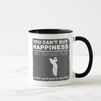 You Can't Buy Happiness Play Golf Mug